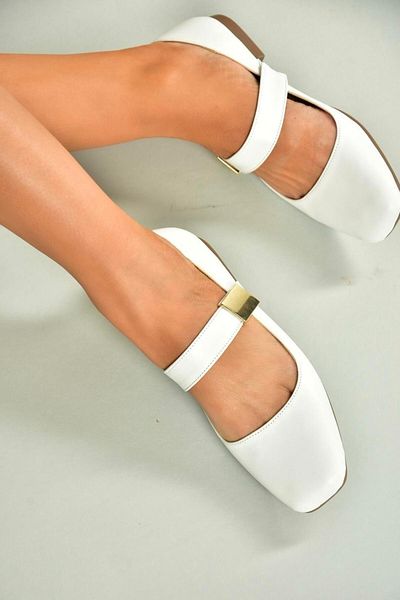 Fox Shoes U726454509 White Women's Ballerinas