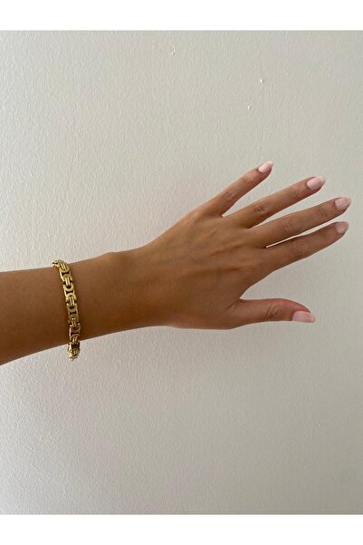 stainless steell Çelik Kral Model Gold Bileklik