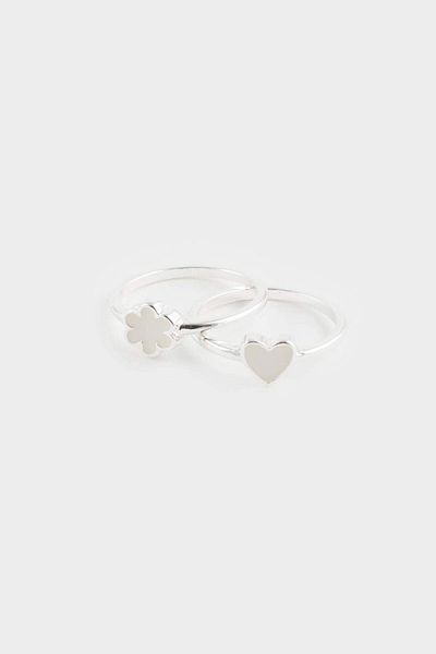 DeFacto Women's 7-Piece Silver Ring F5949Axns