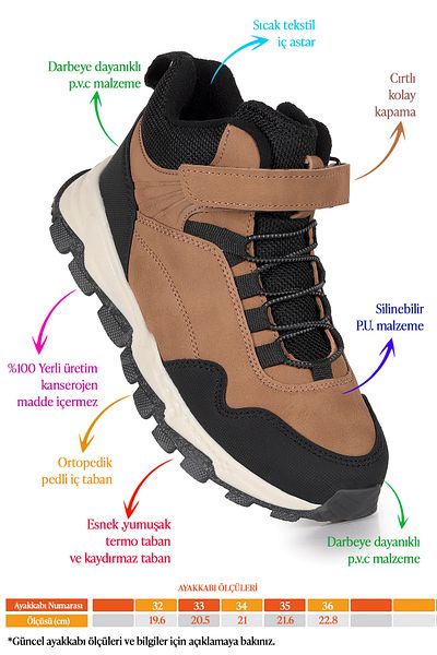 Kiko Kids Pantofi de barca pentru băieți Doruk Velcro Daily