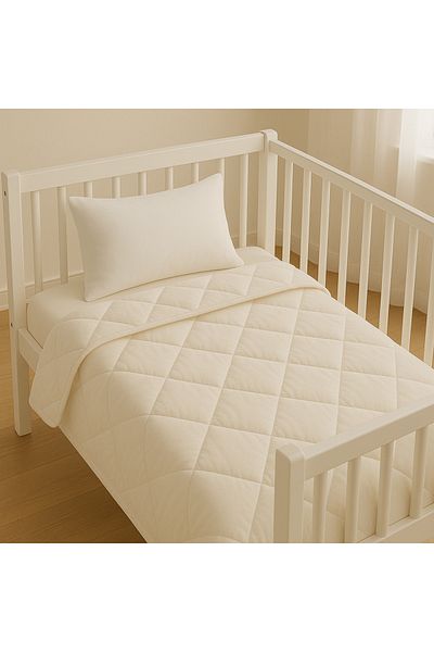 She&Co Cotton Baby Quilt + 1 Cotton Pillow