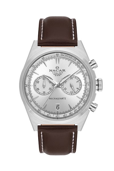 Nacar Sapphire Glass Sports Brown Men's Wrist Watch Nc38-299021-Asl2