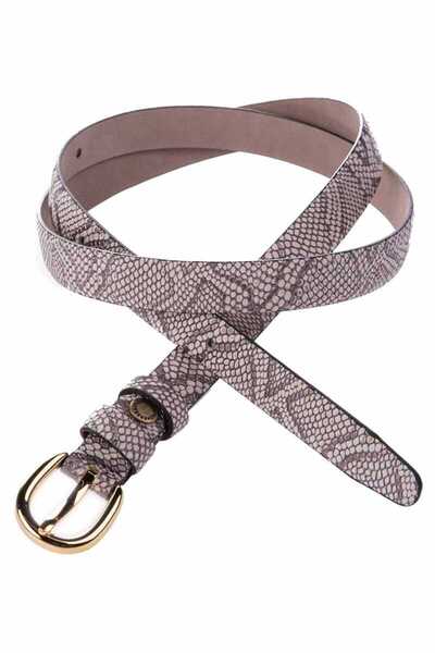 Cipo & Baxx WG113 Жіночий ремінь зі зміїною шкірою