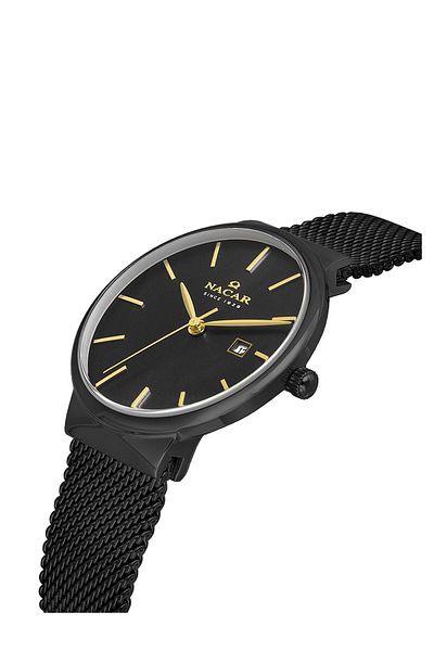 Nacar Black Women's Wristwatch Nc34- 390431 -Bbcm