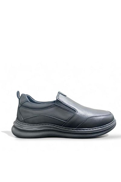 Bulldozer Ανδρικά παπούτσια Nubuck Leather Comfort Casual 251102 - Μαύρα - 40