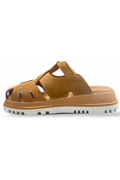 Bulldozer Γυναικείες Παντόφλες Suede 251743 - Tan - 41