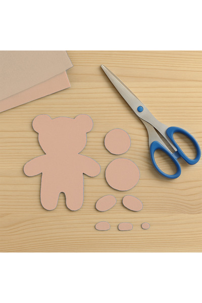ALPJOY 50X70 Felt Sheet Skin Color 10 Pack