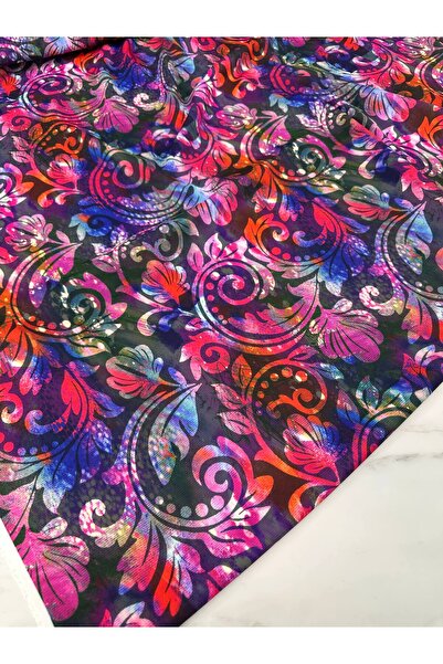 ipekkumaş قماش كريب لقميص الملابس بنمط التطريز، يتم بيع منتجنا قطعة واحدة 1 متر