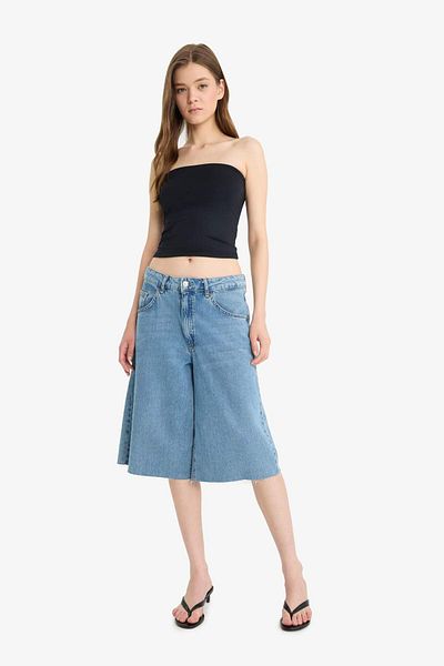 DeFacto Coool Fitted Strapless Blouse F5162Ax25Sm