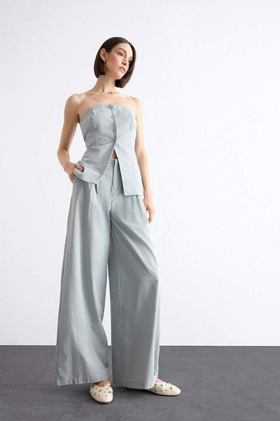 DeFacto Wide Leg Trousers F7567Ax25Sm