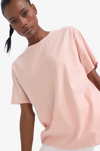 DeFacto Tricou cu mânecă scurtă DeFactoFit Comfort Fit Crew Neck Sporter E3494AX25SM