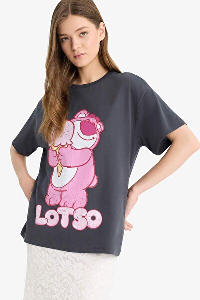 DeFacto Cool Toy Story Oversize Φαρδύ κοντομάνικο μπλουζάκι F5165ax25sm