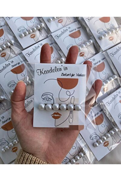 Genel Markalar Kına Hediyelik Inci Toka 10 adet