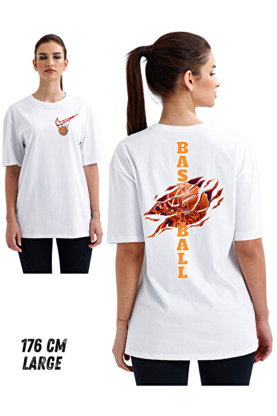 pxm تي شيرت عادي مطبوع للجنسين من DTF "تي شيرت بطابع كرة السلة وNba"