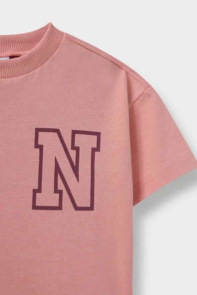 DeFacto Baby Boy Crew Neck Printed Short Sleeve T-Shirt D7910A525Sm