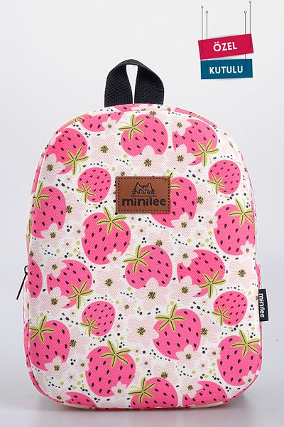Minilee Strawberry Garden 0-8 - Nursery, Kindergarten Age Children's Backpack [with special box]