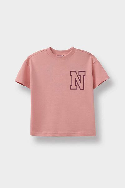 DeFacto Baby Boy Crew Neck Printed Short Sleeve T-Shirt D7910A525Sm