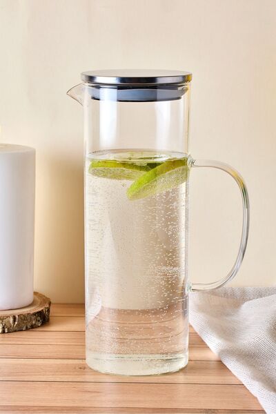 Perotti İzmir 1200 ml Borosilikat Cam Buzdolabı Sürahisi