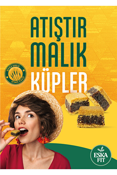 Eskafit Şekersiz Hurmalı Yer Fıstıklı Mamul (1 SET = 15 PAKET)