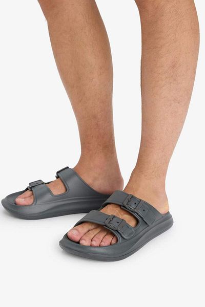 DeFacto Men's Flat Sole Double Banded Eva Slippers D4280Ax25Hs