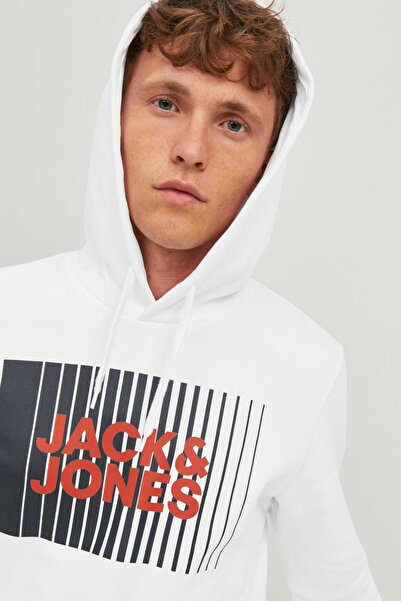 Jack & Jones 12233599-Fw Jjecorp Logo Sweat Hood Play Noos Ανδρικό φούτερ