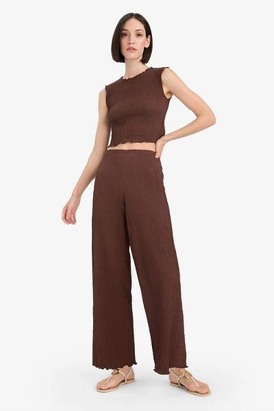 DeFacto Wide Leg Wide Leg Twist Pants D4415Ax25Sp