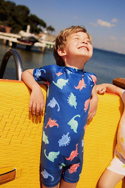 DeFacto Baby Boy Dinosaur Patterned Swimsuit E3354A525Sm
