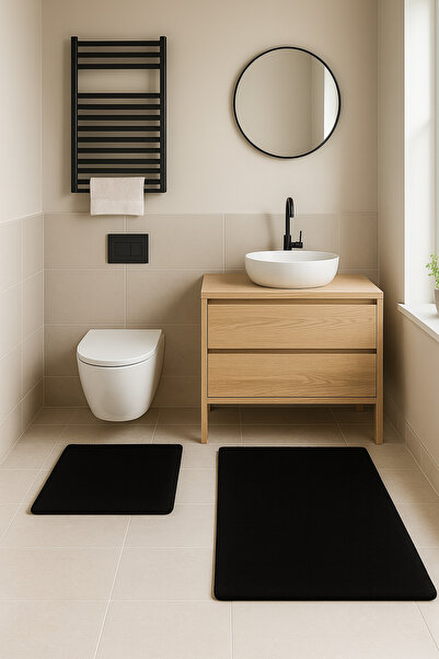 SOFT DECOR saltea de baie decorativă modernă anti-alunecare set de toaletă 60...