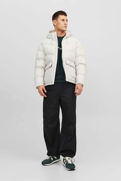 Jack & Jones Men's Waterproof White Coat 12238849