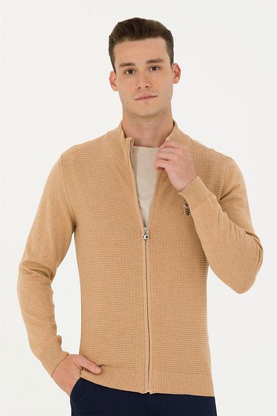 U.S. Polo Assn. Us Polo Assn G081sz0th-1629653-fw Cardigan tricotaj subțire pentru bărbați