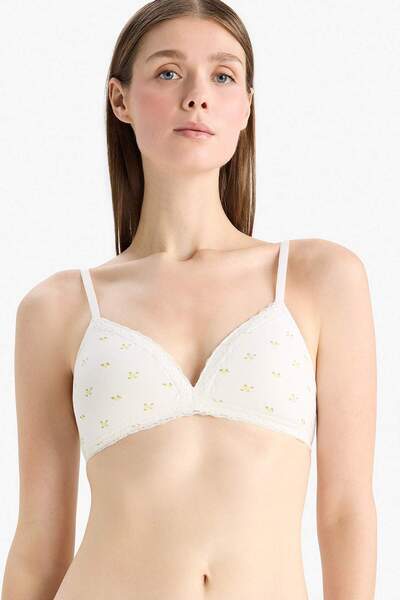 DeFacto Krajková podprsenka s potiskem First Bra-Fall in Love E7043AX25SM