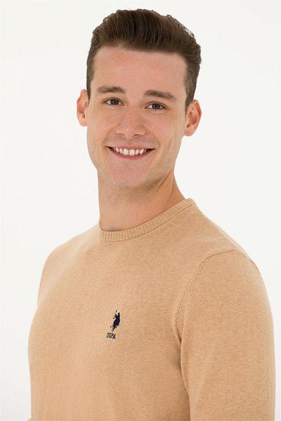 U.S. Polo Assn. БАЗА. POLO МЪЖКИ СПОРТЕН ТРИКОТАЖ SLIMFIT О-ДЕКО G081GL0TK.000.1629648 GTD