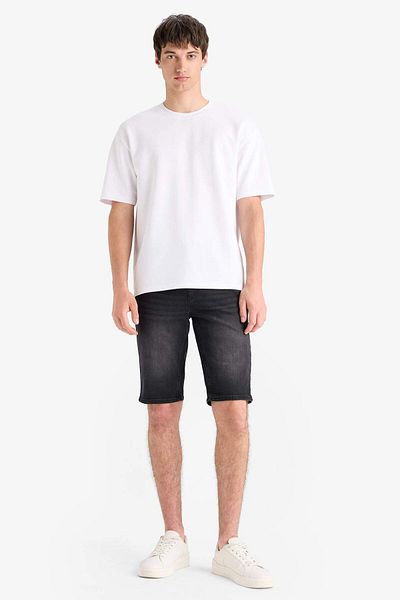 DeFacto Regular Fit Jean Bermuda Shorts E5979Ax25Sm