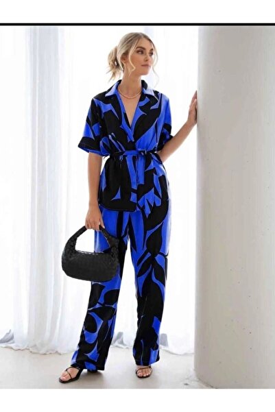 xAsprin Fashion Cămașă și pantaloni cu model, set saxofon din două piese