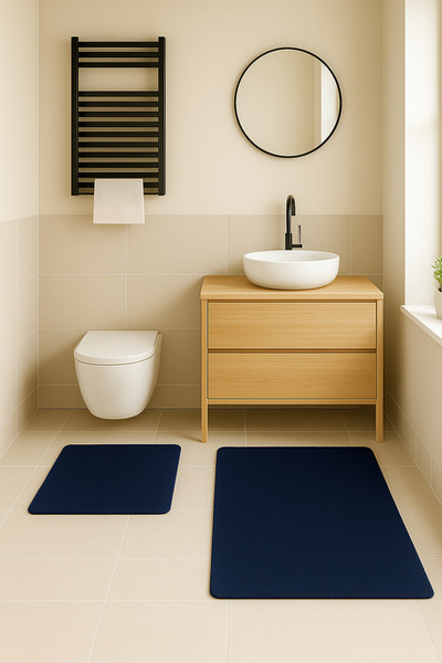 SOFT DECOR saltea de baie decorativă modernă anti-alunecare set de toaletă 60...