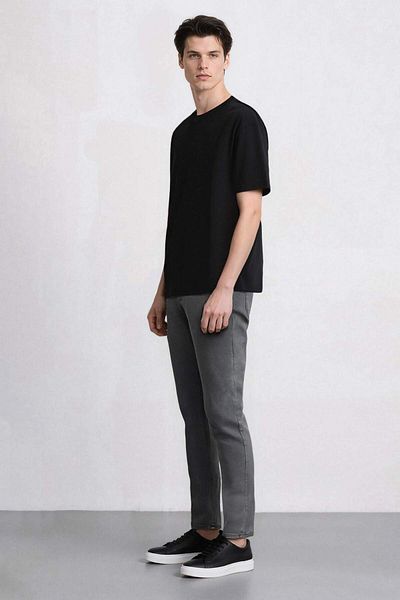 DeFacto Дънки Pedro Slim Fit с нормална талия, с къси крачоли, E7440AX25SM