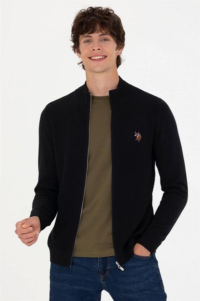 U.S. Polo Assn. Us Polo Assn G081sz0th-1629653-fw Cardigan tricotaj subțire pentru bărbați