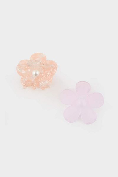 DeFacto Set de 2 catarame cu motive florale pentru femei E8884axns