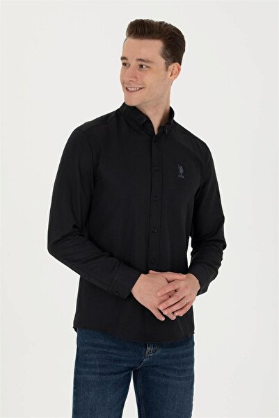U.S. Polo Assn. Us Polo Assn G081Gl004-1672267-Fw Regular Men's Woven Shirt