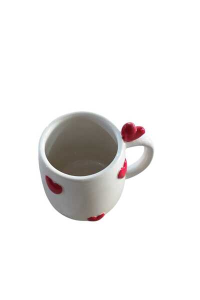 Dİ TAZZA Handmade 3D Heart Mug 400ml