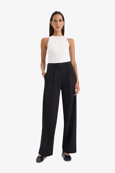 DeFacto Дамска блуза Afra X Slim Fit с тясна кройка и яка Halter F0357ax25см