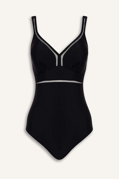 DeFacto Regular Fit Swimsuit-Fall in Love E3299Ax25Sm