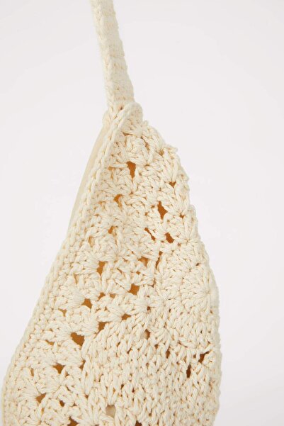 DeFacto Γυναικεία τσάντα ώμου με δαντέλα E2804axns