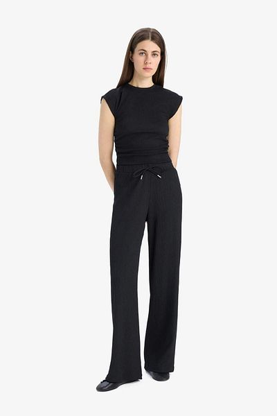 DeFacto Tricou cu mânecă scurtă, cu decolteu, slim fit, cu mânecă scurtă, E3398AX25SP