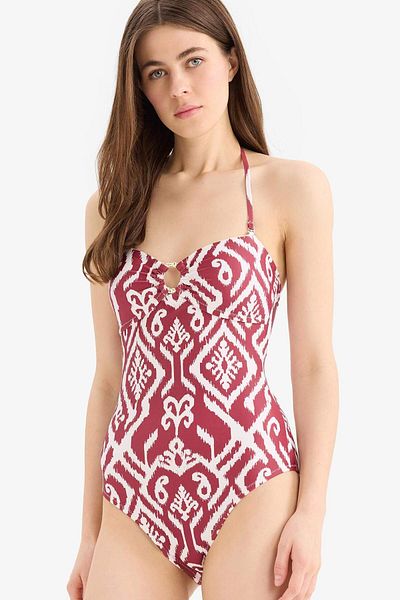 DeFacto Costum de baie cu model etnic - Fall In Love E3296ax25sm
