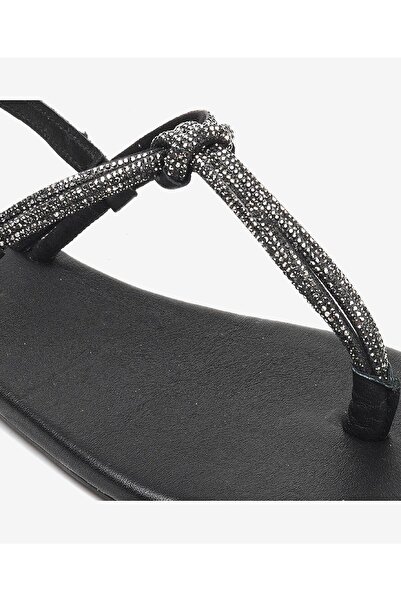 Greyder Kadın Platin Hakiki Deri Sandalet 3Y2WS50750