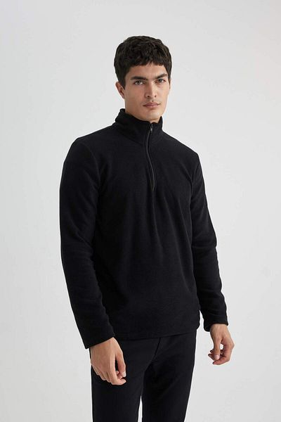 DeFacto Regular Fit Half Zip Sweatshirt B7846Axns