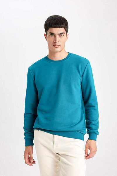 DeFacto Hanorac cu decolteu rotund Regular Fit B7833axns