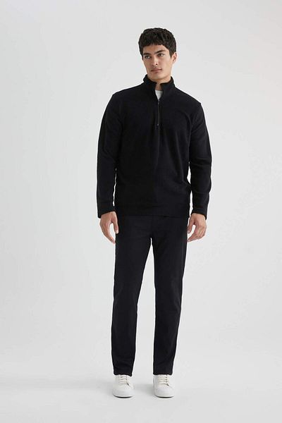 DeFacto Regular Fit Half Zip Sweatshirt B7846Axns