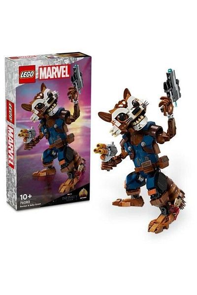 LEGO 76282 ليغو ®   مارفل روكيت وبيبي جروت
